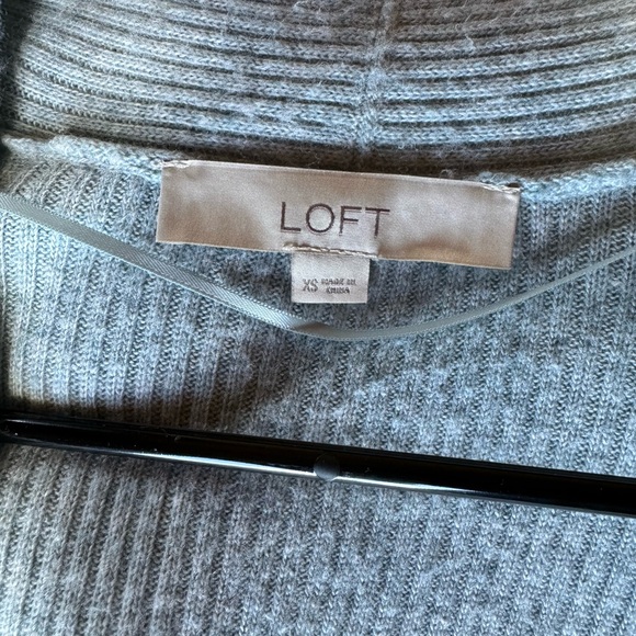 Pale Blue Ribbed Cardigan - Picture 3 of 4